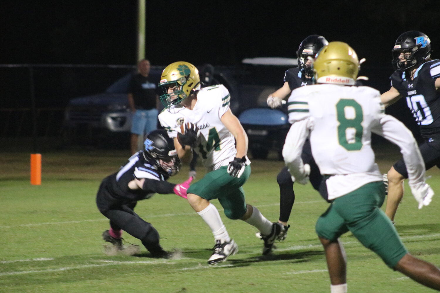 Maddox Spencer and the rest of the Nease wide receivers are keys to the offensive production.